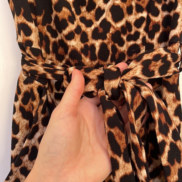 Derek Heart leopard print jumpsuit - Picture 3 of 6